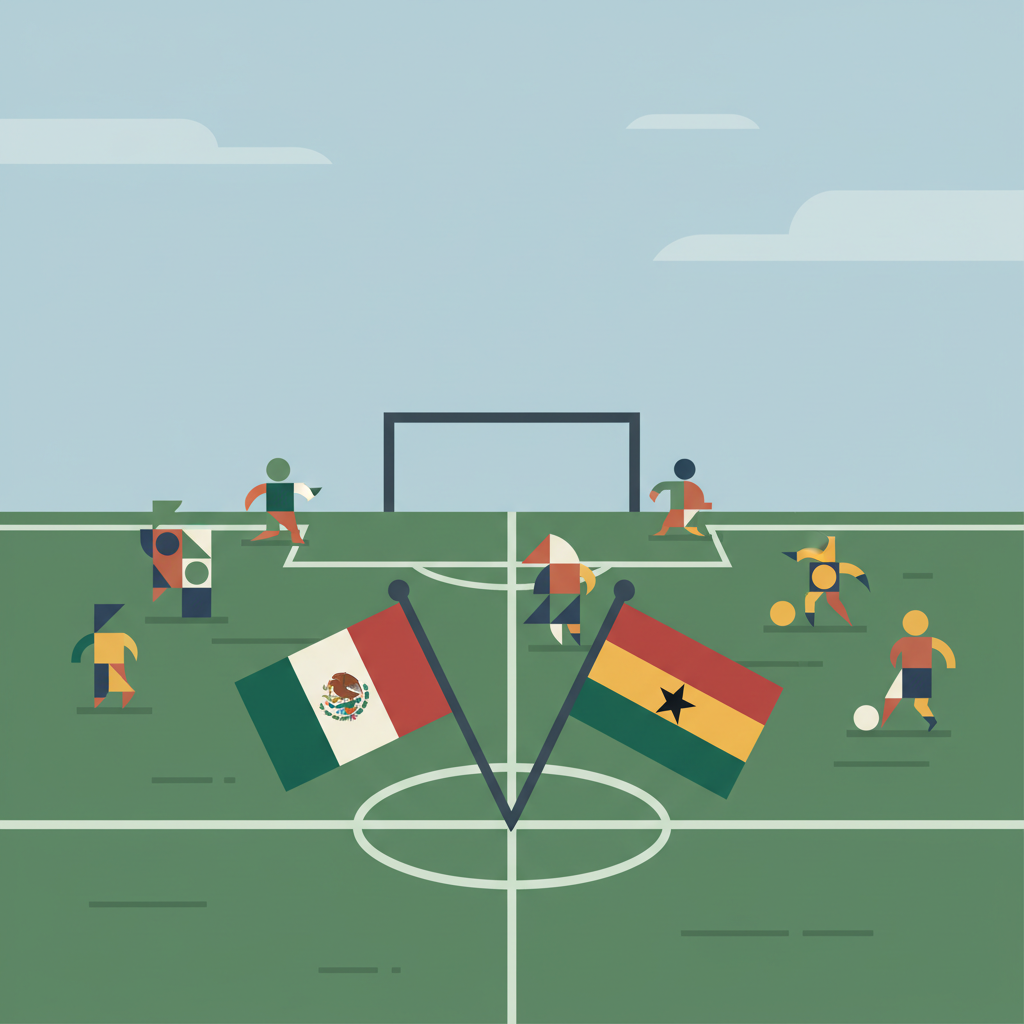 Mexico Downs Ghana 2-0 in World Cup Warm-up, Coach Praises Squad Depth